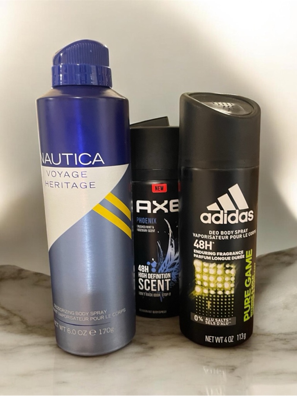 Bundle of Men’s Deodorizing Sprays